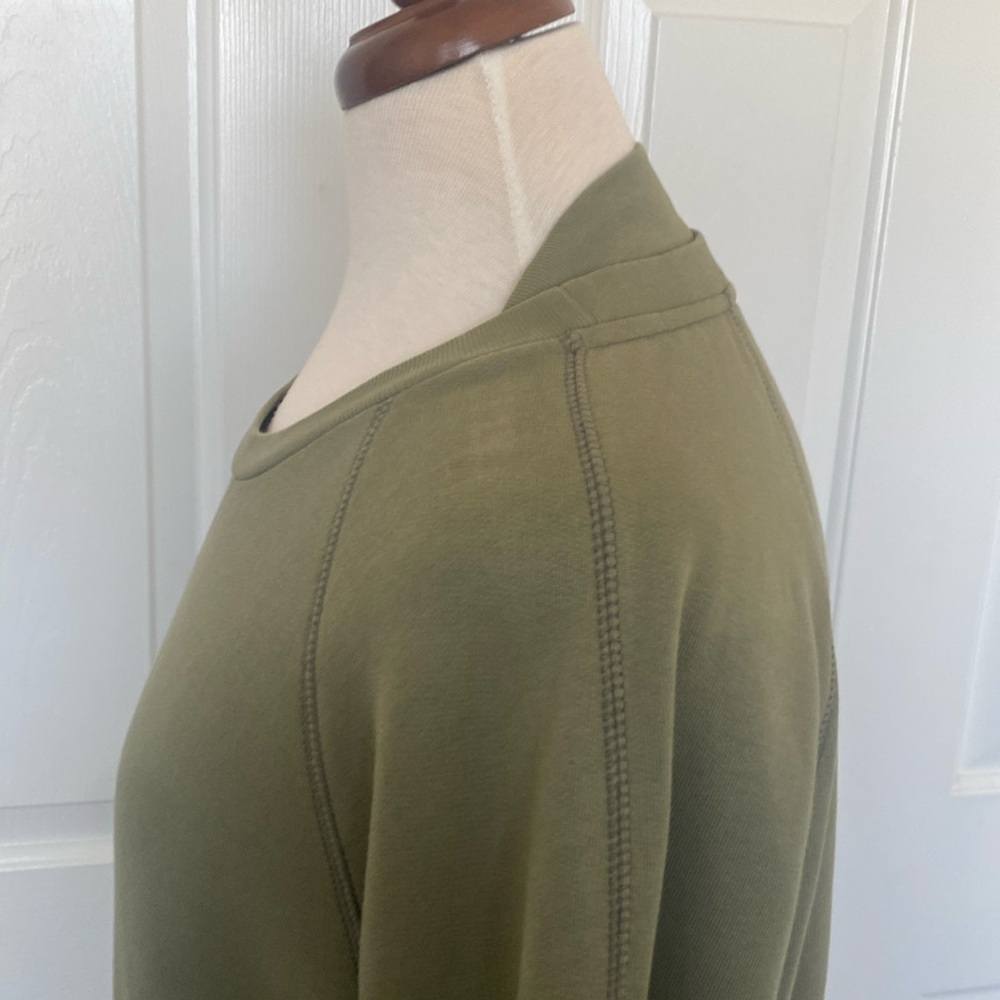 Burberry Studded Balloon Sleeve Cotton Blend Sweatershirt Size L Made in Italy - Picture 5 of 11